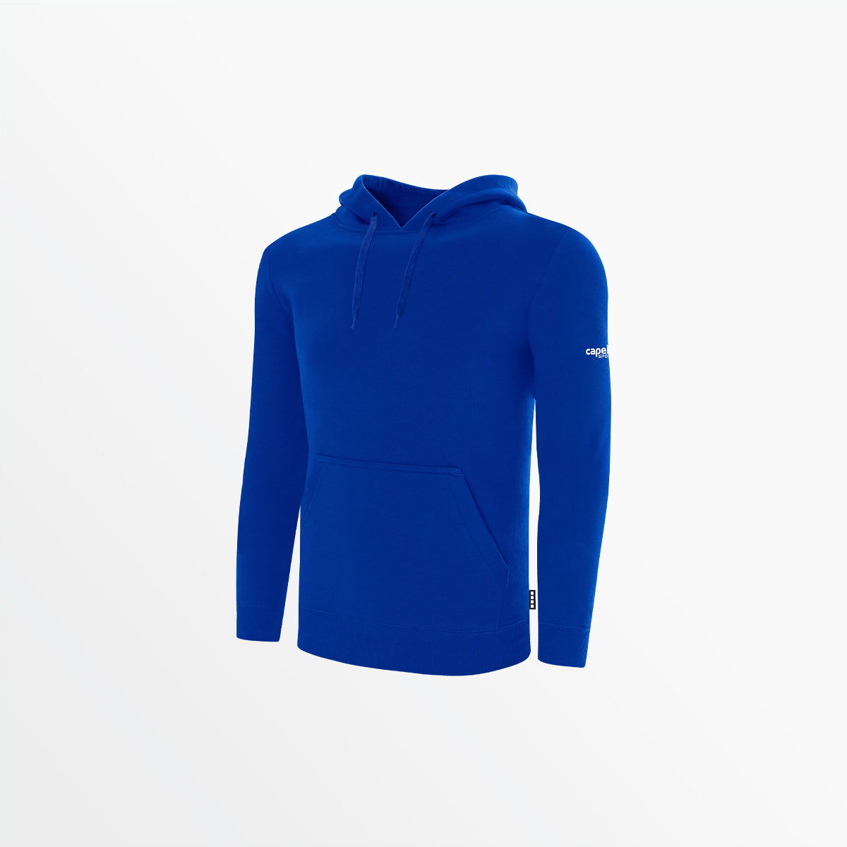 Men's Basic Fleece Pullover Hoodie With Sleeve Logo