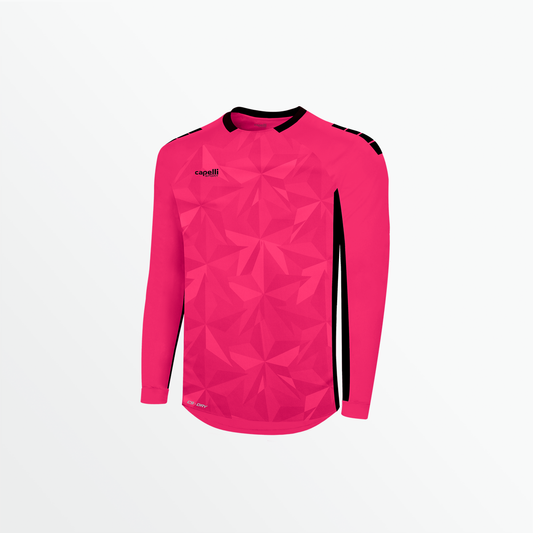 Youth Pitch Star Long Sleeve Goalkeeper Jersey With Padding