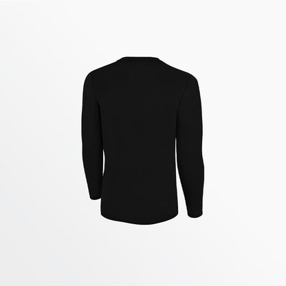 Youth Basics Crew Neck Long Sleeve Poly Tee
