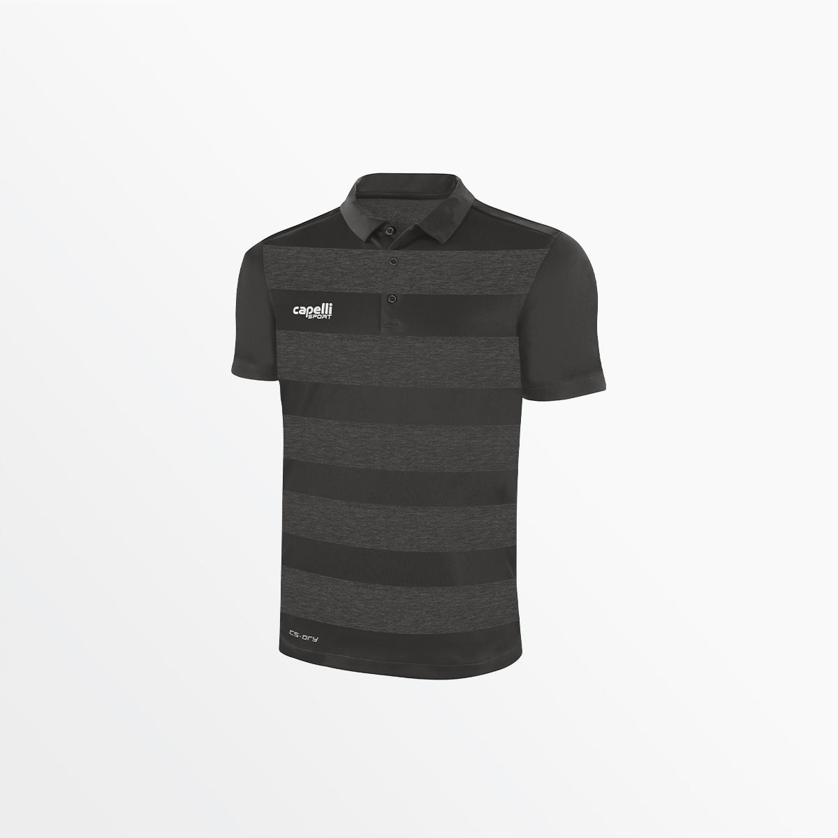 Men's Classic Stripe Poly Polo