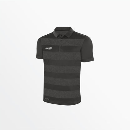 Men's Classic Stripe Poly Polo