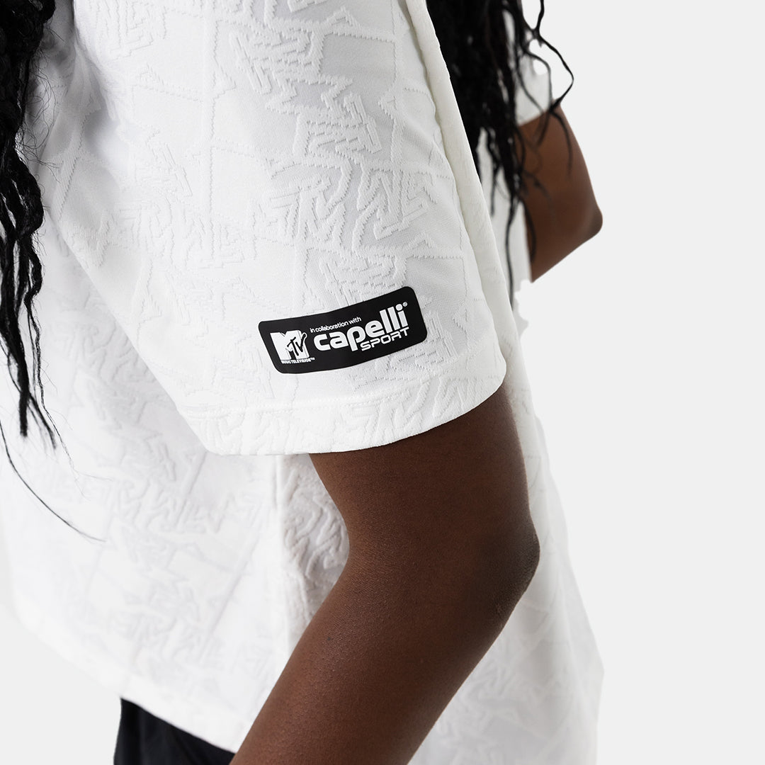 MTV Women's Push It Jacquard Boxy Tee