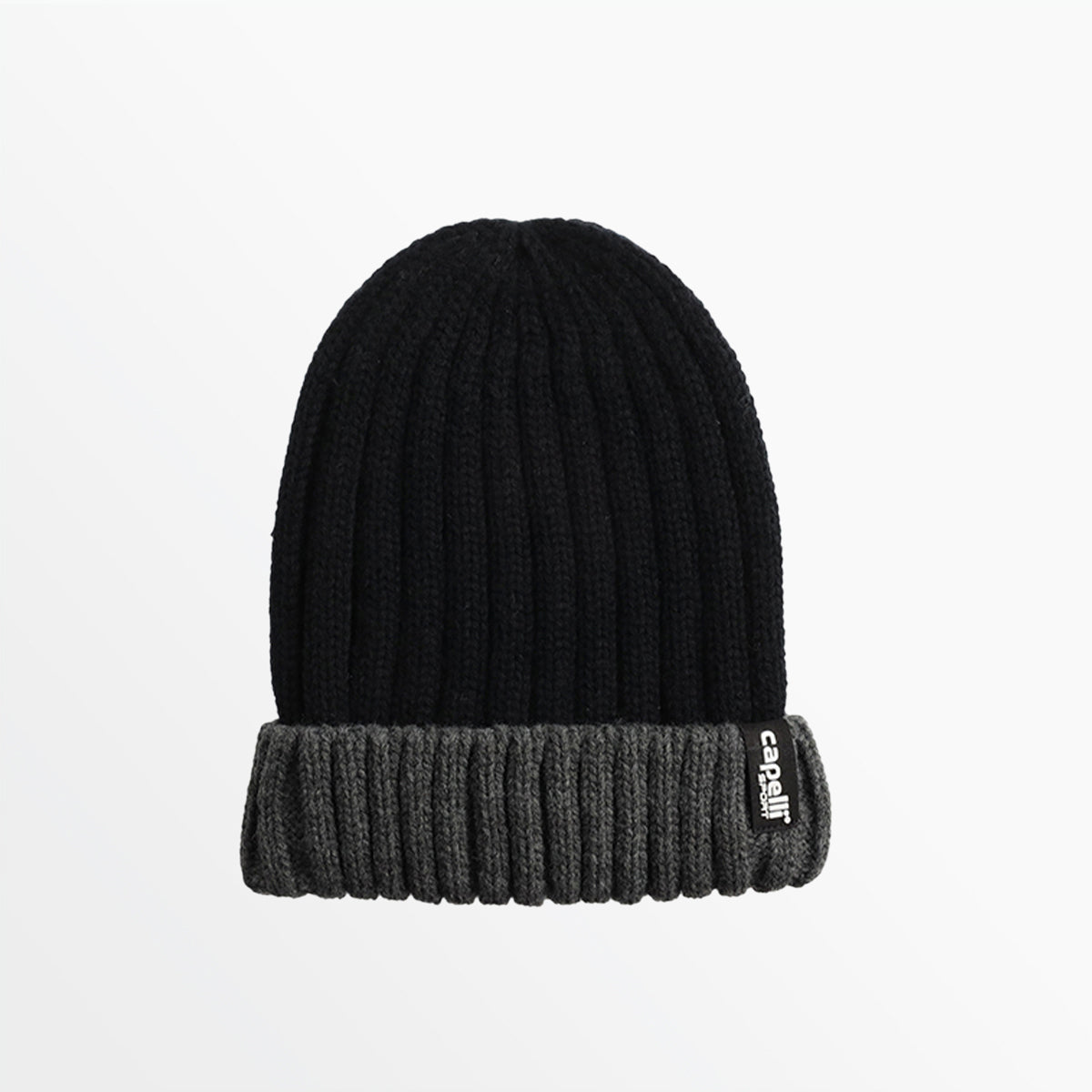 Youth Rib Two-Tone Cuff Beanie