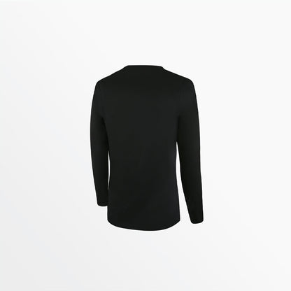 Women's V-Neck Long Sleeve Poly Tee