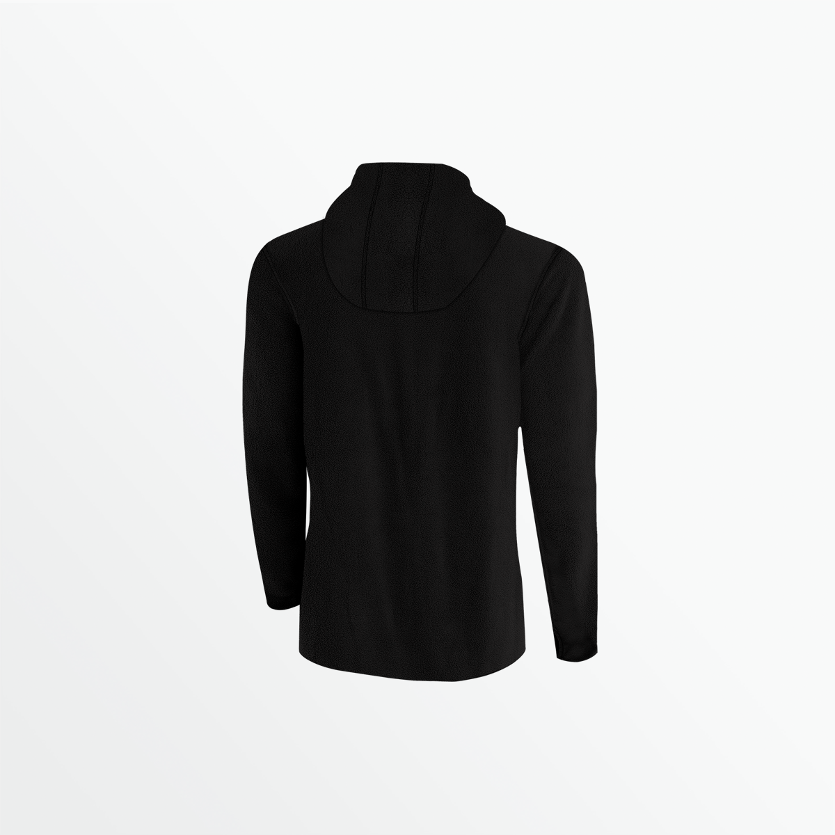 Women's Basics Mixed Media Micro Fleece Hooded Jacket