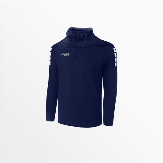 Youth Tribeca 1/4 Zip Therma Fleece Hoodie